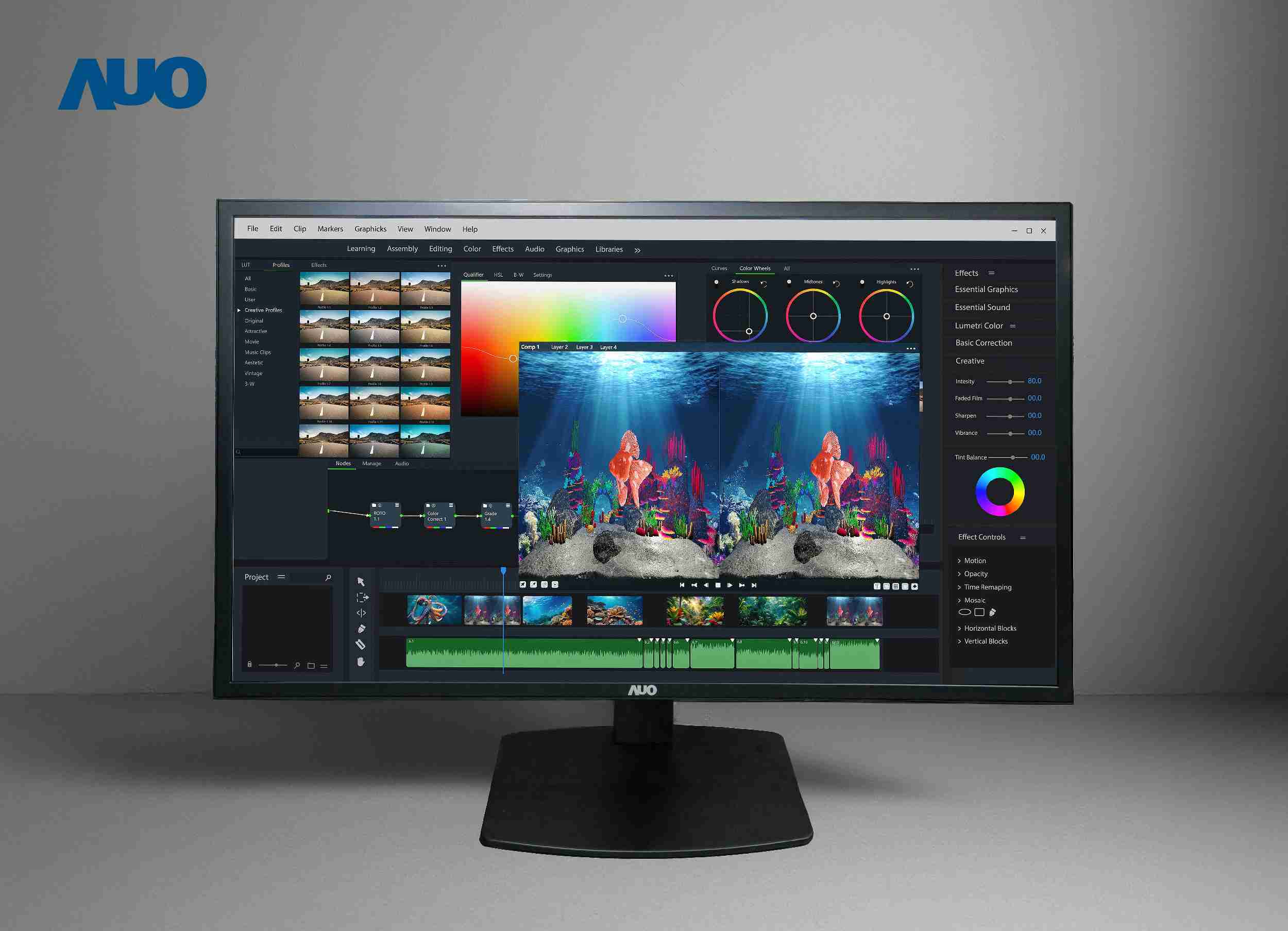 欧陆注册开发32吋2D/3D专业桌上型显示器，，，，拥有8K4K超高分辨率，，，，并以低串扰算法优化3D显示效果，，，搭载自动眼球追踪功能，，，能实时调整3D图像，，进行实时2D与3D无缝共存窗口，，，，提供图像设计工作者突破二维接口的崭新工作氛围与效率